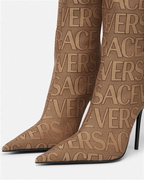 versace thigh high boots|versace virtus boots.